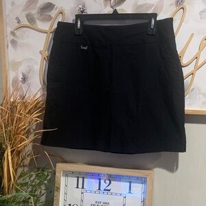 Peck & Peck Black Tennis Skirt/Skort